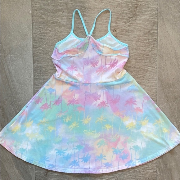 Children’s Place Tie-Dye Palm Tree Dress - Picture 3 of 4